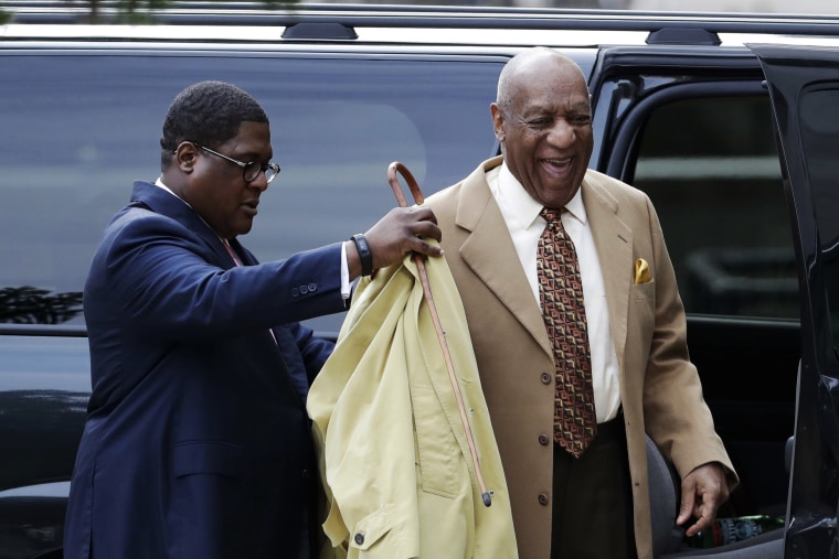 Image: Bill Cosby arrives for a pretrial hearing in his sexual assault case
