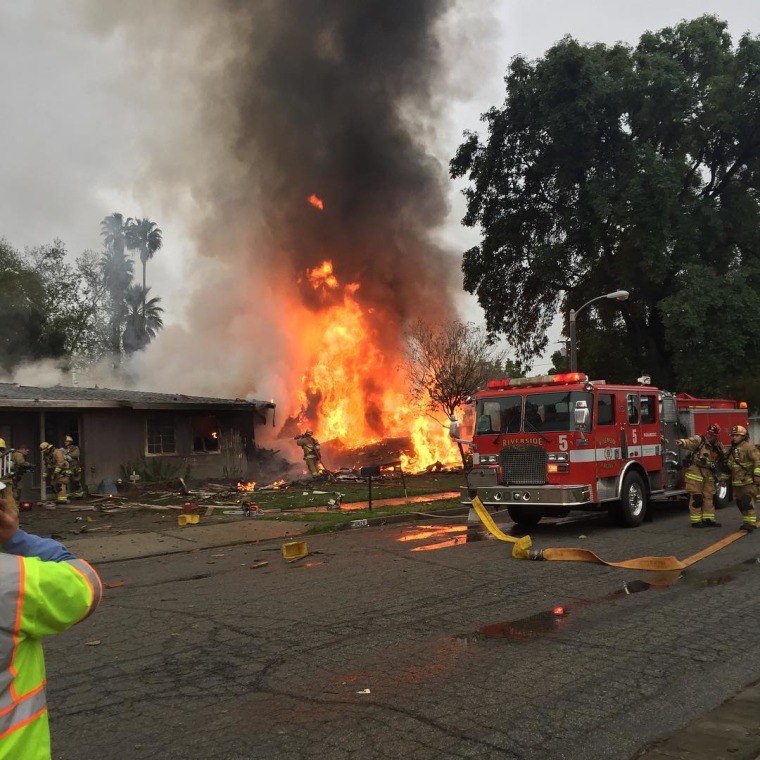 IMAGE: Riverside, California, plane crash