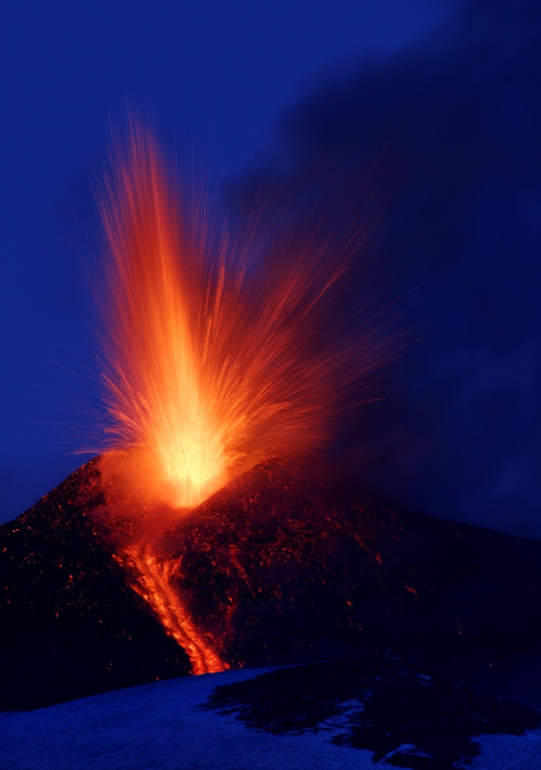 Image: Mount Etna erupts