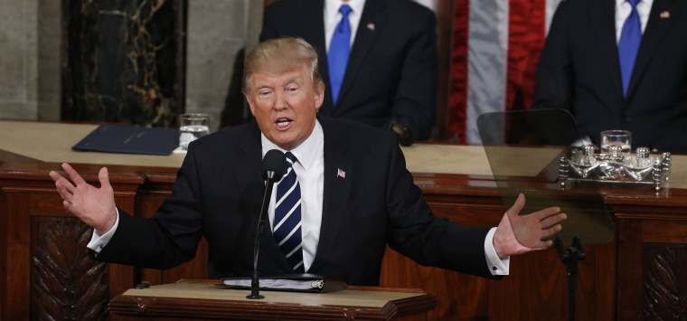 Image: U.S. President Donald Trump addresses Joint Session of Congress
