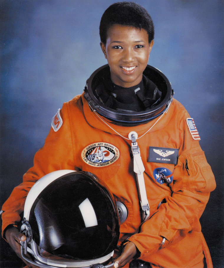 Image: Mae C Jemison, first African-American woman in space