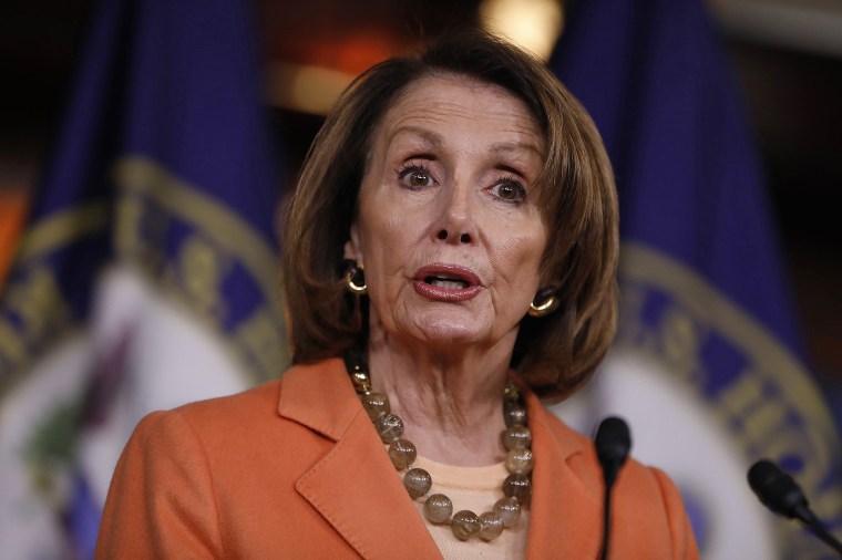 Image: House Minority Leader Nancy Pelosi Holds Weekly News Conference On Capitol Hill