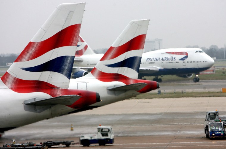 Image: British Airways jets at London's Heathrow Airport
