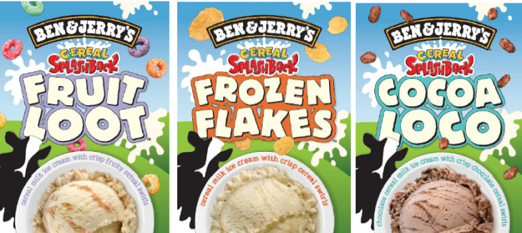 Ben &amp; Jerry's Cereal Milk Ice Cream