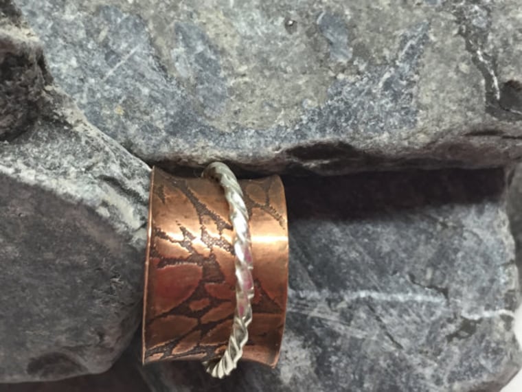 Copper Fidget Ring