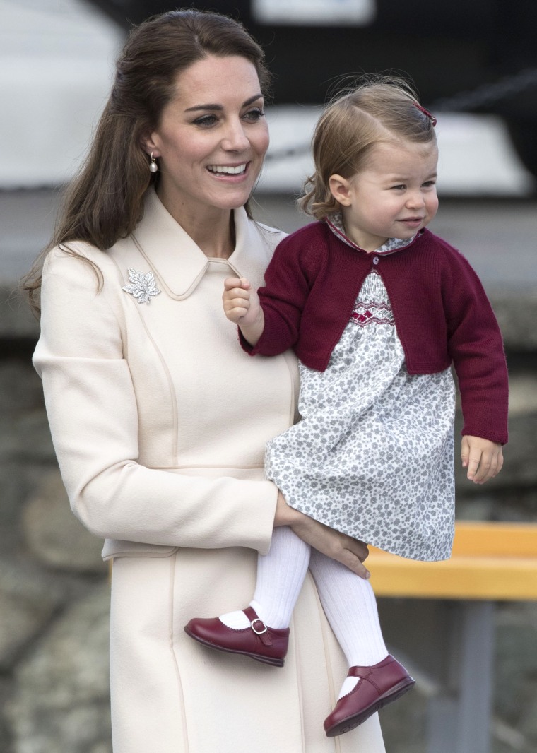 Catherine, Duchess of Cambridge and Princess Charlotte