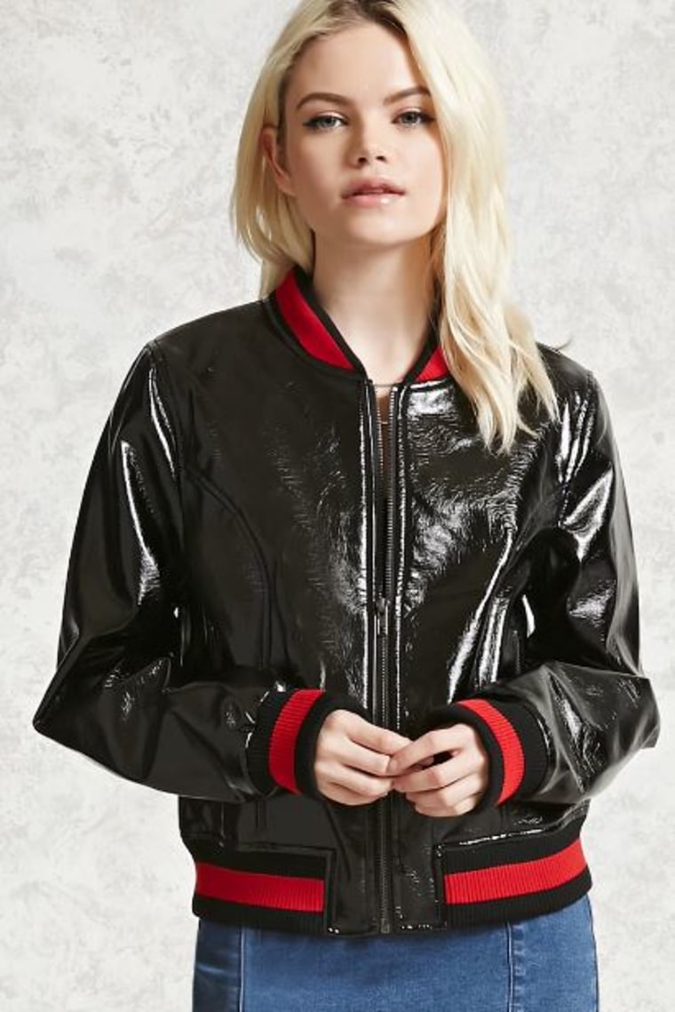 Patent Bomber Jacket