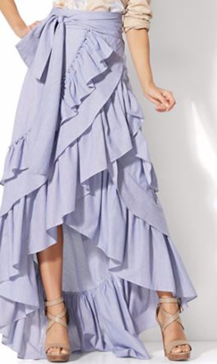 Hi-lo Ruffle Maxi