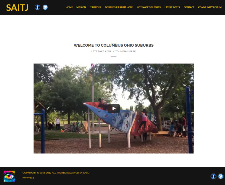Image: The "Save American Information Technology Jobs" website posted a video of a park frequented by the Indian community in Columbus
