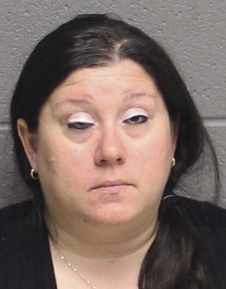 Image: Lisa Nussbaum was arrested and charged on Mar. 3, 2017, for letting her 10-year-old son drive her car on public roads and streaming it on Facebook Live.