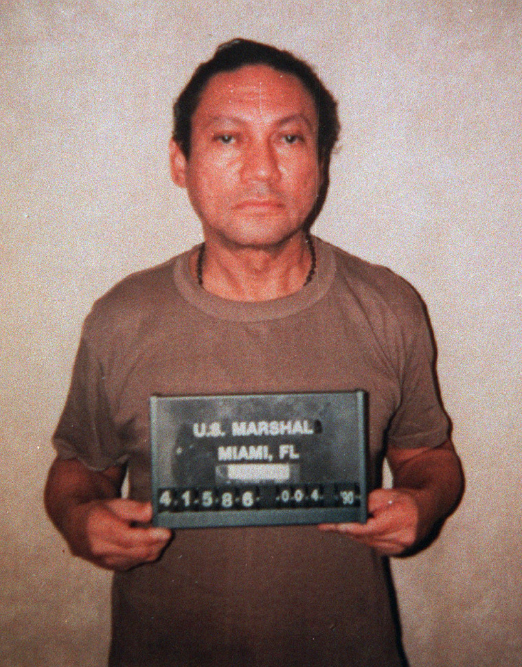 Image: Gen. Manuel Noriega in January 1990