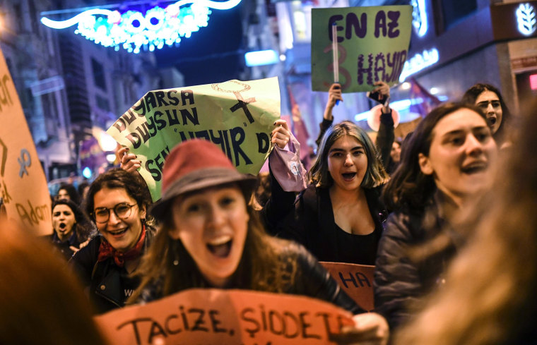 Image: TURKEY-WOMEN-DAY