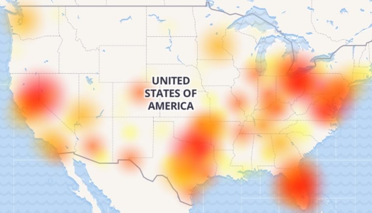 cell phone outages today