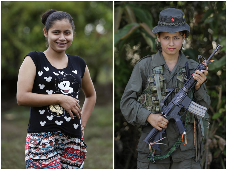 Image: FARC rebel Mayerly Munoz
