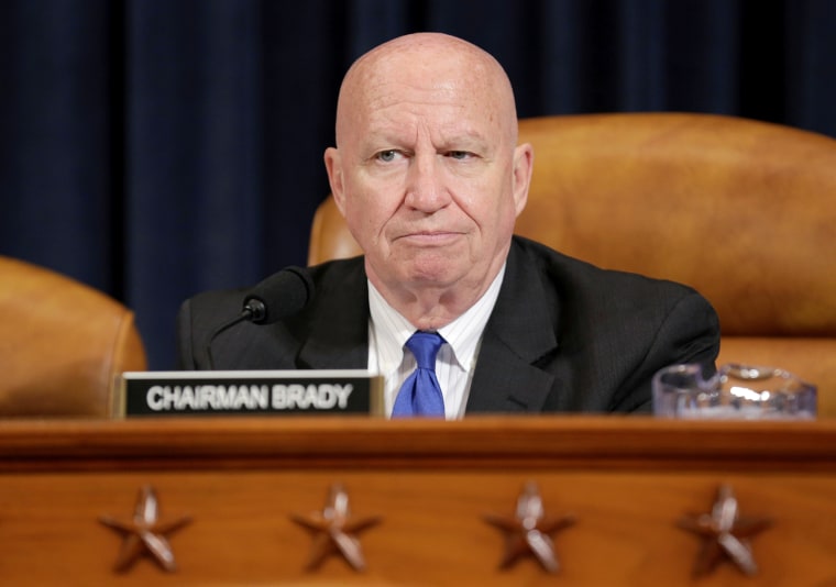 Image: Chairman of the House Ways and Means Committee Kevin Brady (R-TX) sits during the markup of the American Health Care Act, the Republican replacement to Obamacare, on Capitol Hill in Washington, March 8, 2017.