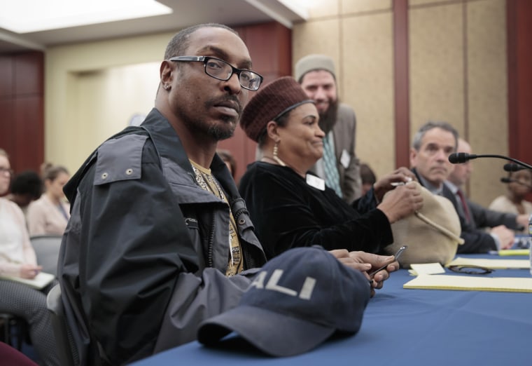 Image: Muhammad Ali Jr. attends a forum on Capitol Hill in Washington