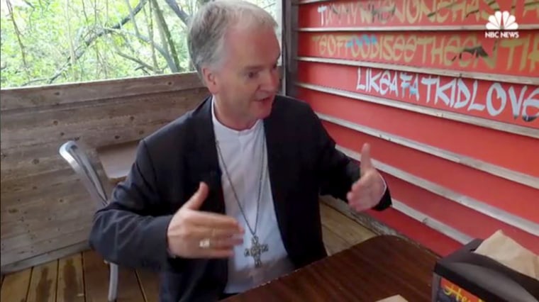 Image: Bishop Paul Tighe, the man behind the Pope's social media presence and the head of the Vatican's Office of Culture, shares why the Vatican is aggressively reaching out on social media.