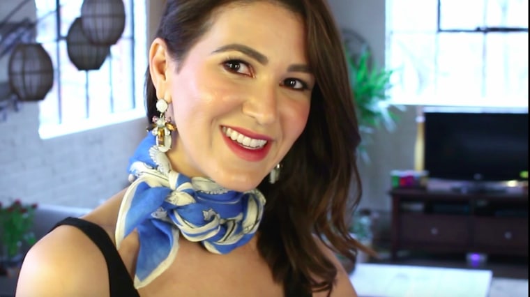 How to tie a silk scarf