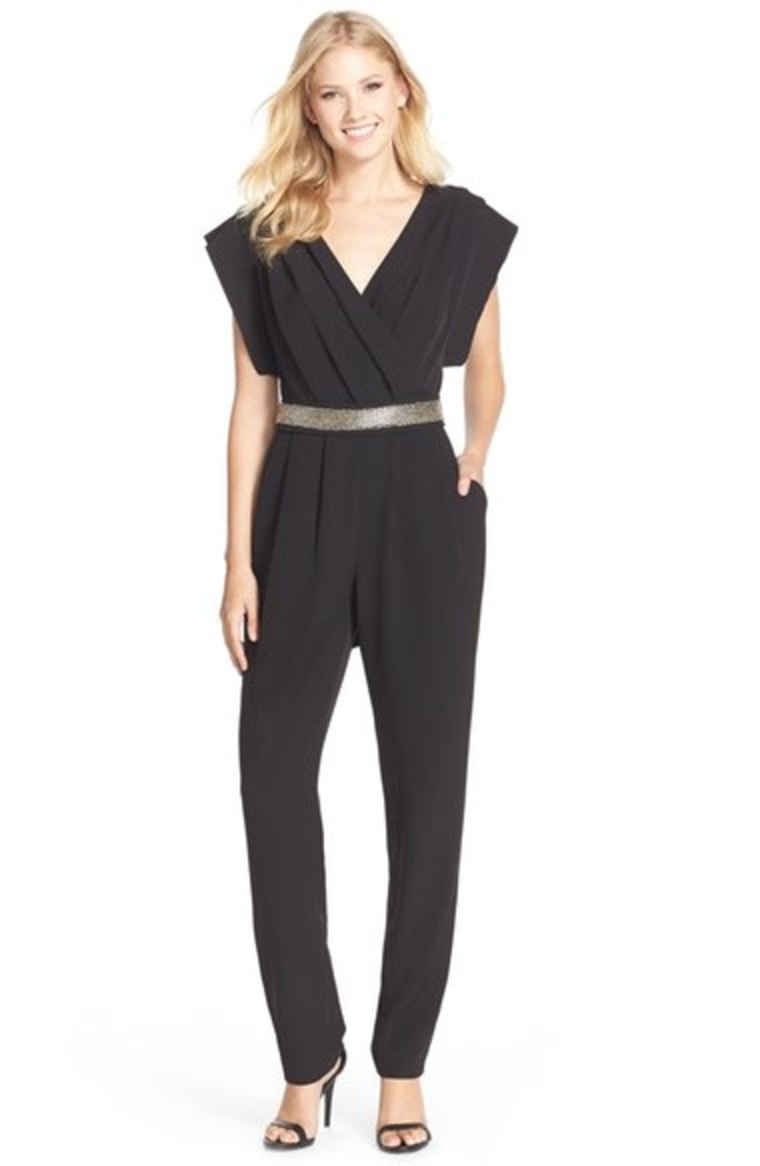 Belted Pleated Jumpsuit