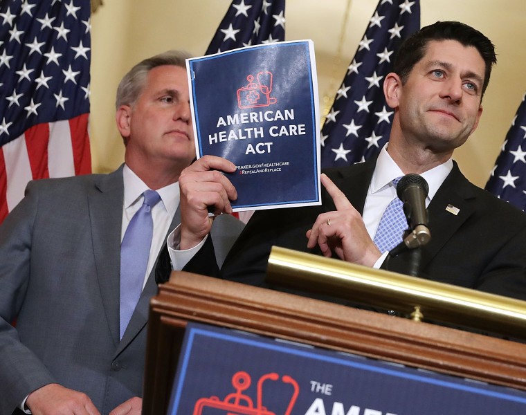 Image: Paul Ryan, House Leaders Hold Press Conference On American Health Care Act
