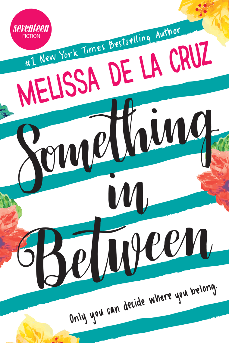 The cover for Melissa de la Cruz's "Something in Between."