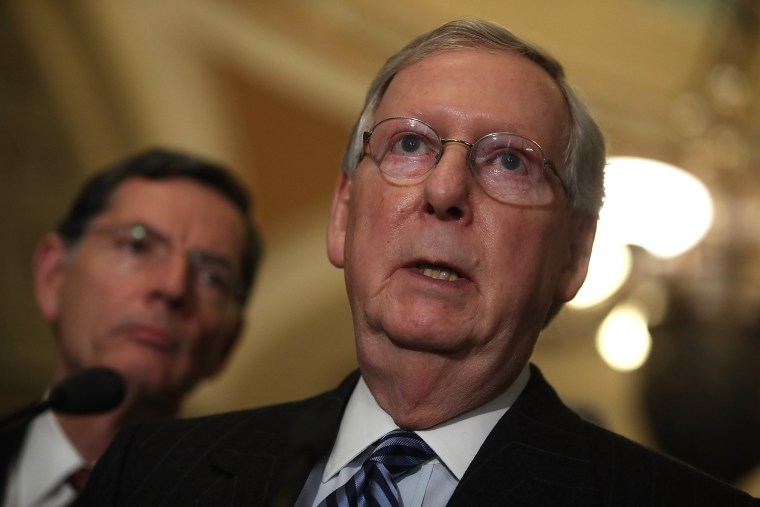 Image: Senate Legislators Address The Press After Their Weekly Policy Luncheons