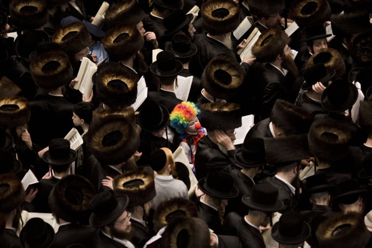 Image: Purim in the Mea Shaarim neighborhood in Jerusalem