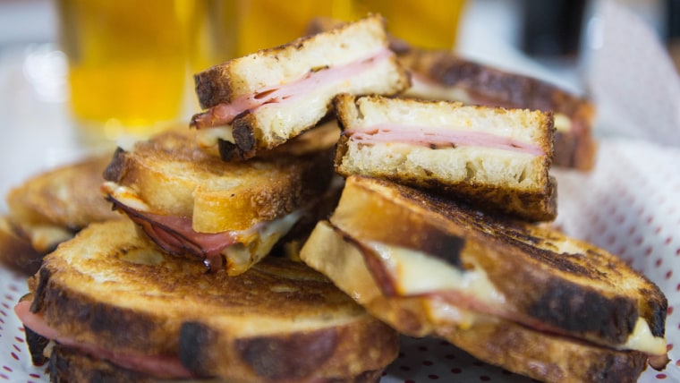 Carson Daly's Grilled Ham and Cheese Sandwiches
