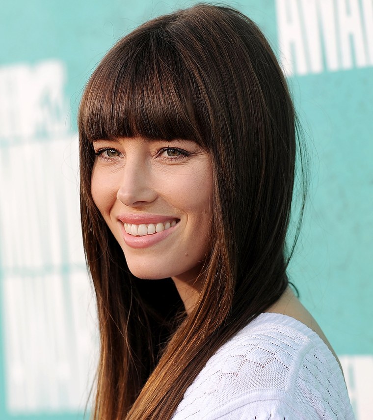 Jessica Biel's hair is curly and '80s-inspired on Instagram