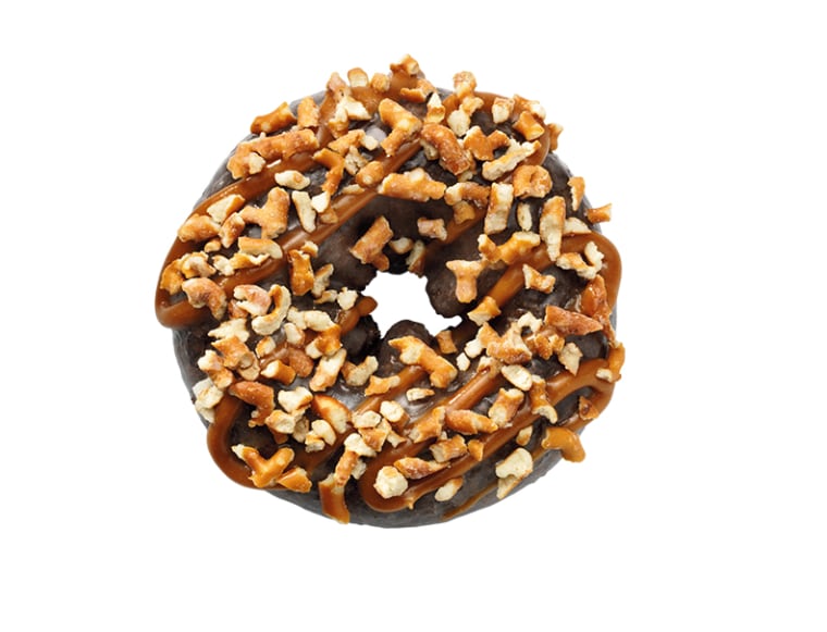 Dunkin' Donuts Chocolate Pretzel doughnut