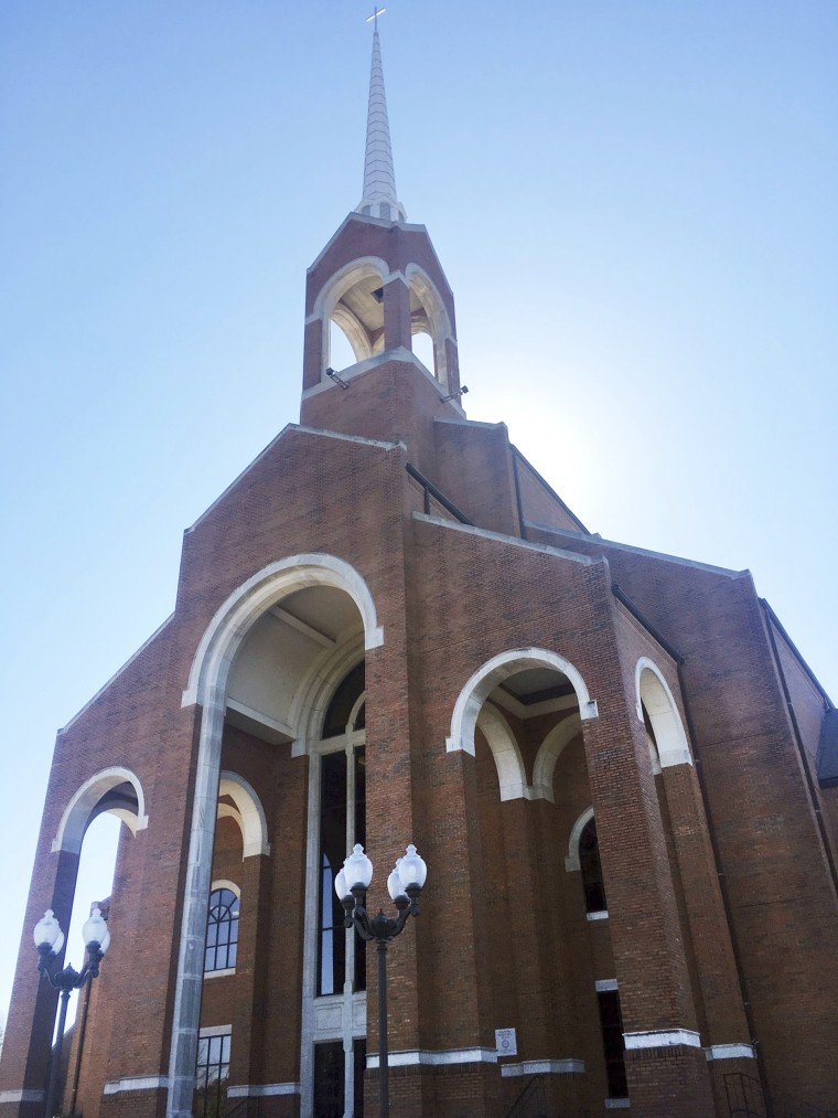 Image: The sanctuary at Briarwood Presbyterian Church, in Birmingham, Alabama, Feb. 26, 2017.