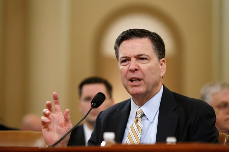 Image: FBI Director James Comey testifies before the House Intelligence Committee hearing into alleged Russian meddling in the 2016 U.S. election