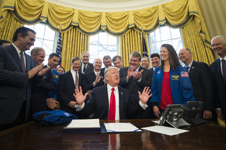 Image: US President Donald J. Trump Signs NASA Transition Authorization Act