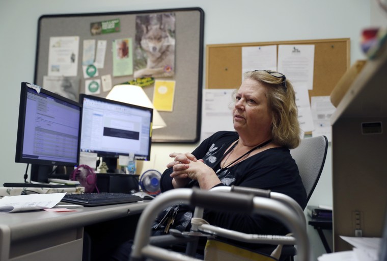 Image: Mary Lytle-Gaines works in her office in St. Louis
