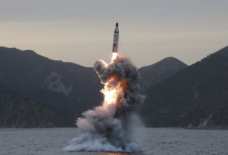 Image: North Korea test-fires missiles