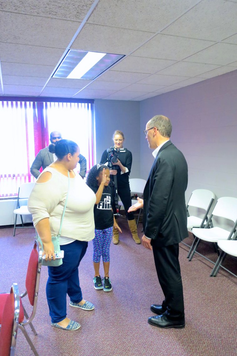 Image: Tom Perez in Michigan