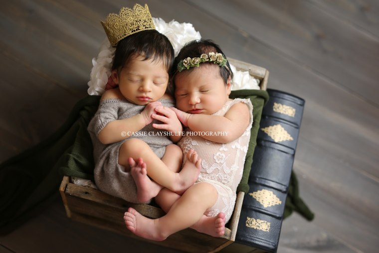 Newborns Romeo and Juliet were born in the same South Carolina hospital earlier this month. 