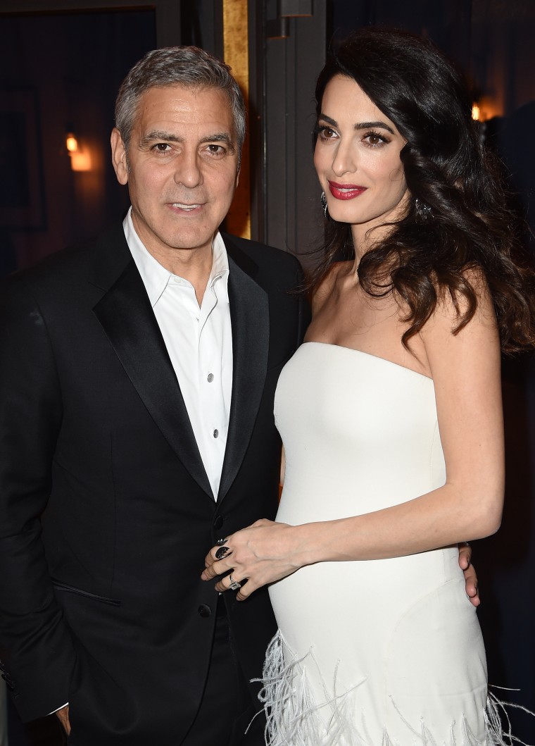 George Clooney and Amal Clooney