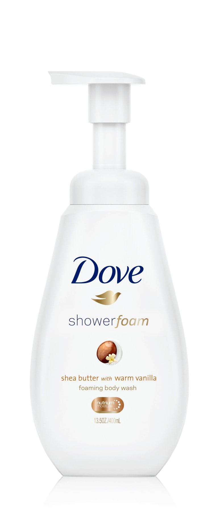 Dove Shower Foam Shea Butter with Warm Vanilla Foaming Body Wash