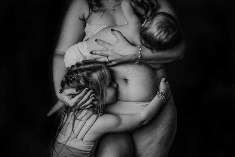 Bodkin says her series, "Love your Postpartum," is about helping moms embrace their post-pregnancy bodies.