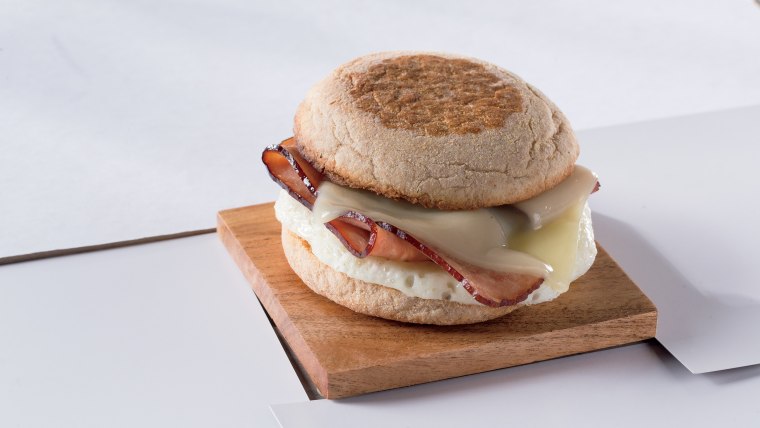 Starbucks reduced fat turkey bacon and egg white sandwich