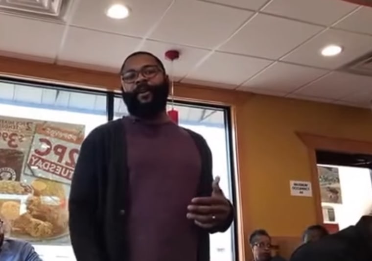 Donald Carter is about to give a Popeyes employee an amazing surprise