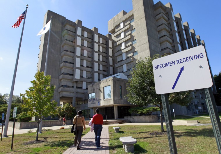 The William A. Hinton State Laboratory Institute, which houses the Massachusetts state drug lab.