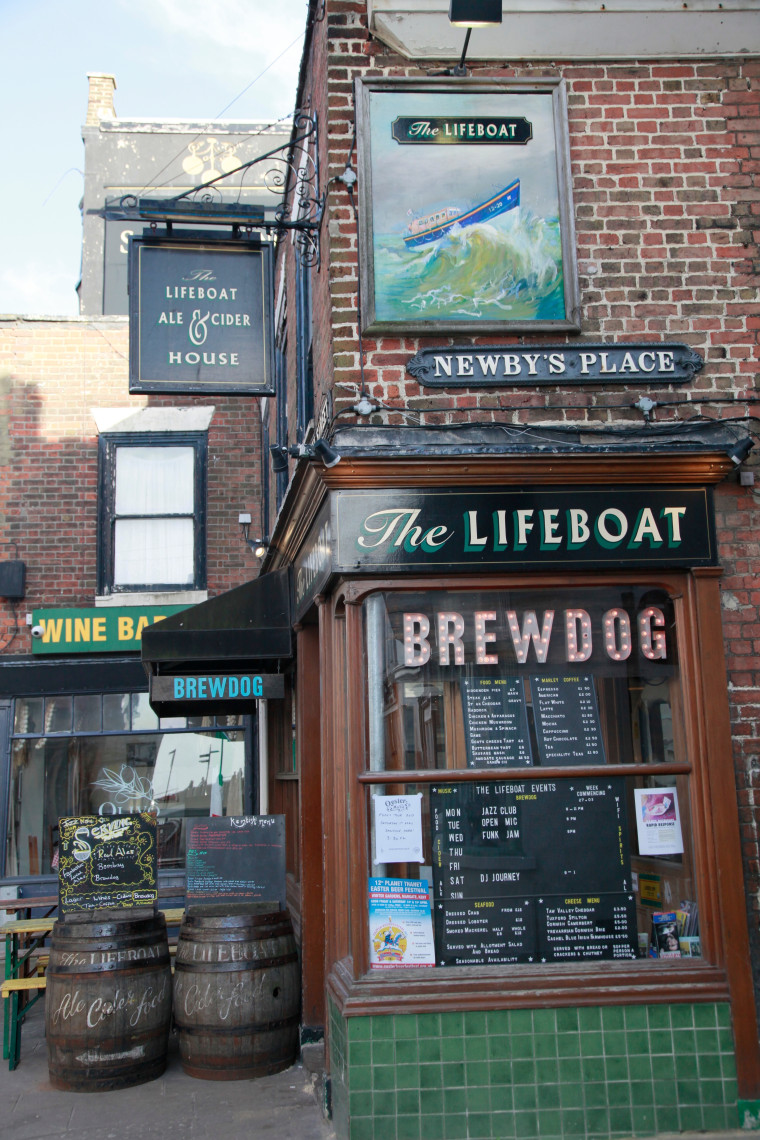 Image: The Lifeboat pub in Margate, England