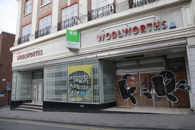 Image: A former Woolworths store in Margate, England