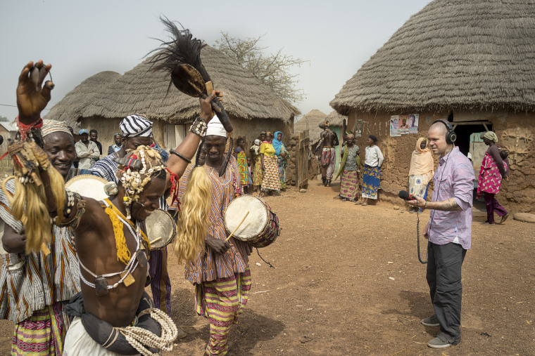 Photos in Ghana for Rene recording