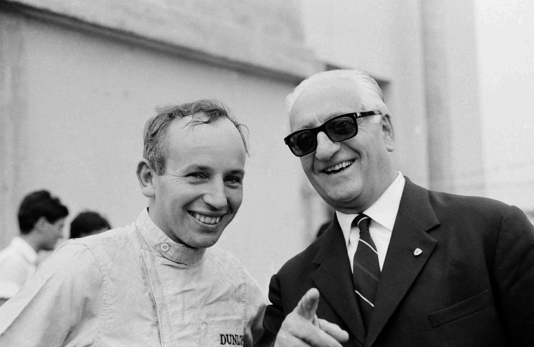 IMAGE: John Surtees and Enzo Ferrai in 1964
