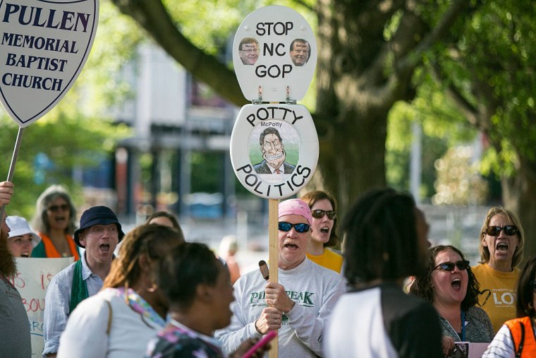 Protests Over LGBT Rights in North Carolina