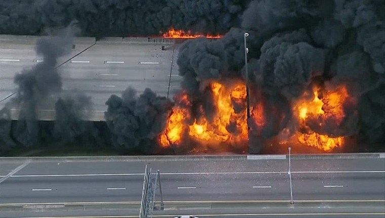 IMAGE: Atlanta freeway fire