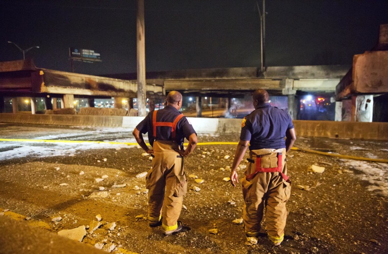 Image: Atlanta bridge collapse